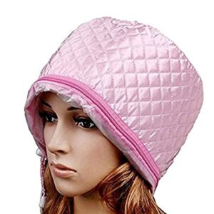 Thermal Hair Cap Thermal Treatment Spa Electric Heat Cap (PINK)