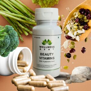 Beauty Vitamins Capsules Supplement for Glowing Skin and Stronger Hair for Men and Women