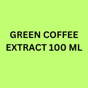GREEN COFFEE EXTRACT 100 ML